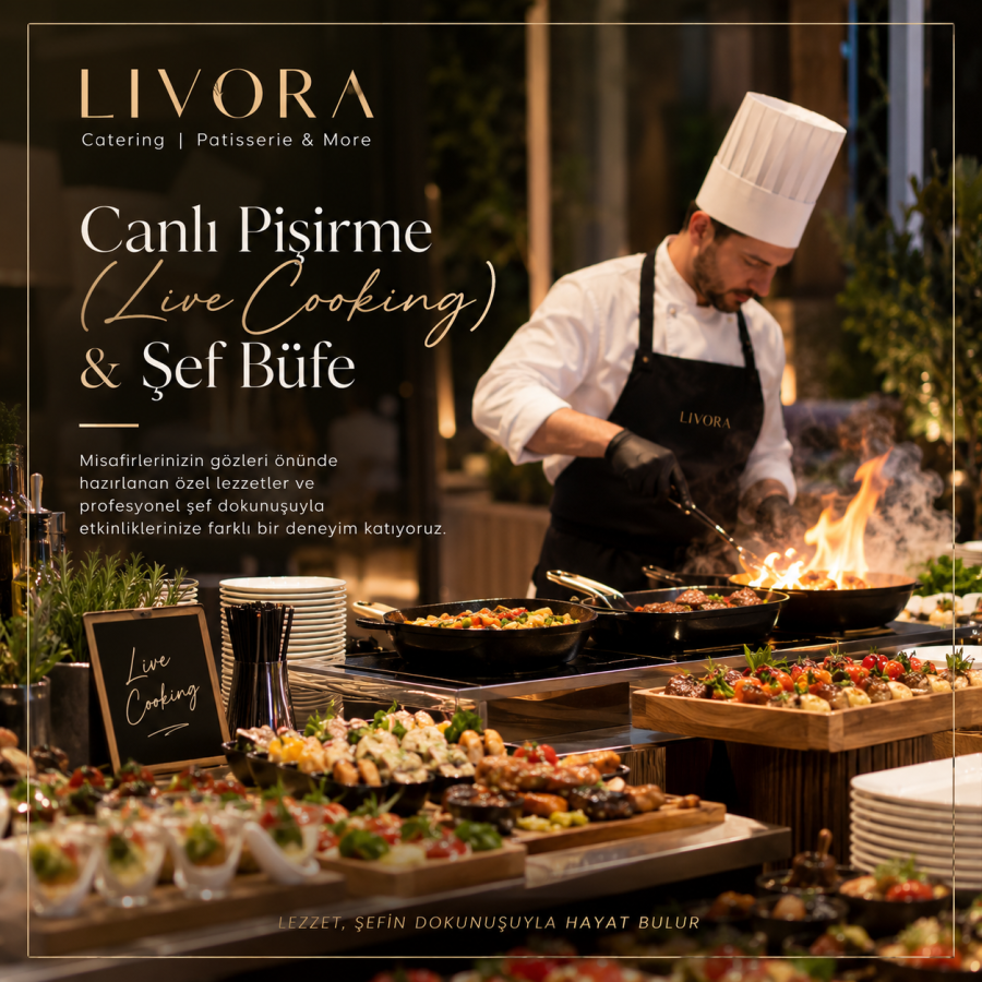Canlı Pişirme (Live Cooking) & Şef Büfe Şovları